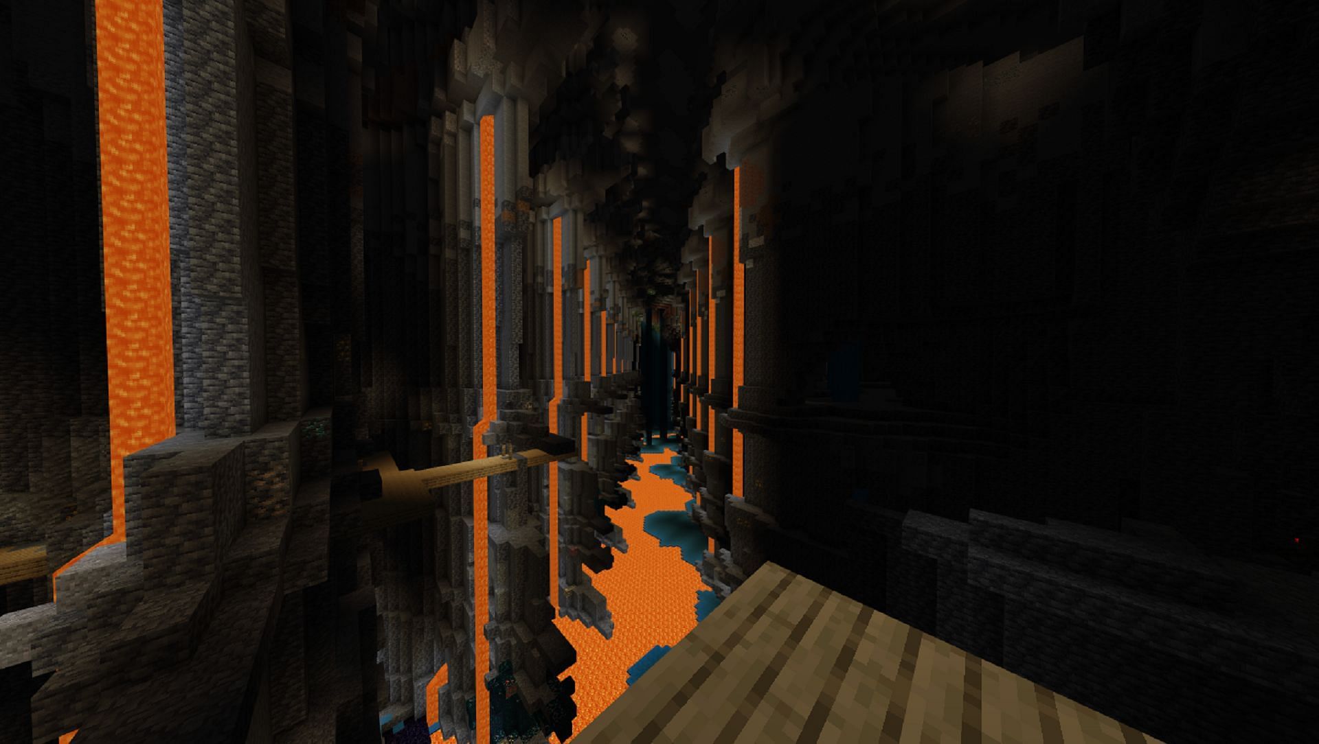 This Minecraft seed hides a particularly interesting generation bug that is begging to be checked out (Image via Mojang)